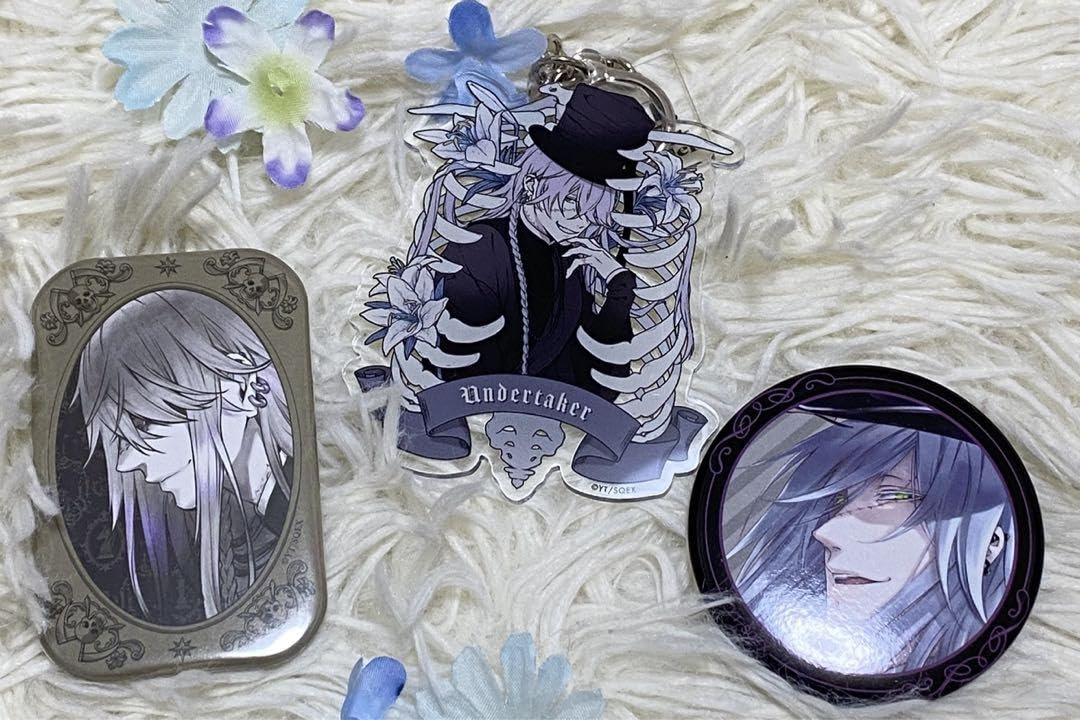 黒執事 アンダーテイカー Black Label 缶バッジ アクリルキーホルダー